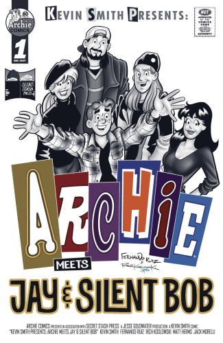 ARCHIE MEETS JAY & BOB ONESHOT CVR B RUIZ GREYSCALE