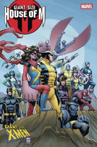 DF GIANT-SIZE HOUSE OF M #1 KELLY & LANZING SGN