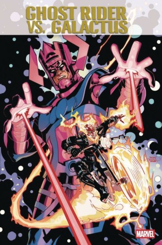 DF GHOST RIDER VS GALACTUS #1 DODSON SGN