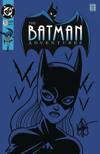 DF BATMAN ADV #12 HAESER S&N & REMARK BATGIRL SKETCH