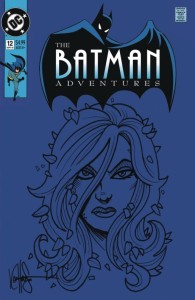 DF BATMAN ADV #12 HAESER S&N & REMARK POISON IVY SKETCH