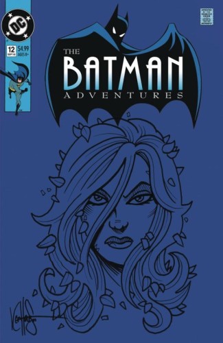 DF BATMAN ADV #12 HAESER S&N & REMARK POISON IVY SKETCH