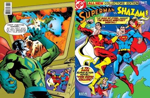ALL-NEW COLLECTORS EDITION #58 SUPERMAN VS SHAZAM FACSIMILE EDITION CVR B RICH BUCKLER & DICK GIORDANO FOIL VAR