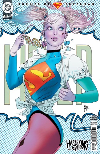 HARLEY QUINN #51 CVR D GUILLEM MARCH SUPERSMASH-UP CARD STOCK VAR