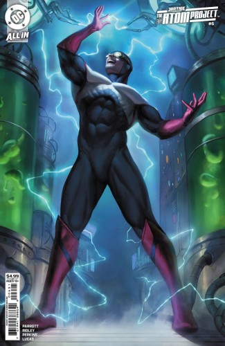 JUSTICE LEAGUE THE ATOM PROJECT #6 (OF 6) CVR B AARON BARTLING CARD STOCK VAR