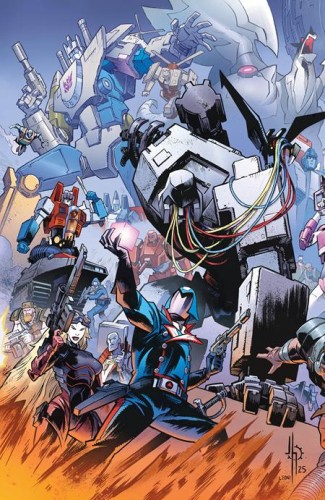 TRANSFORMERS #21 CVR F JASON HOWARD ENERGON UNIVERSE SECOND ANNIVERSARY VAR