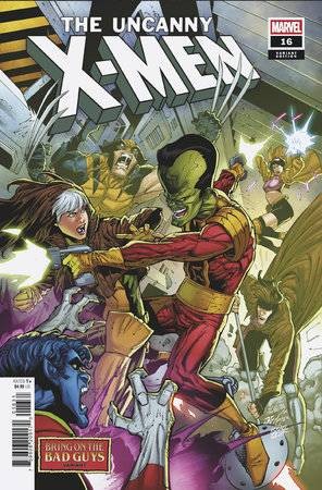 UNCANNY X-MEN #16 JAY ANACLETO BRING ON THE BAD GUYS VAR