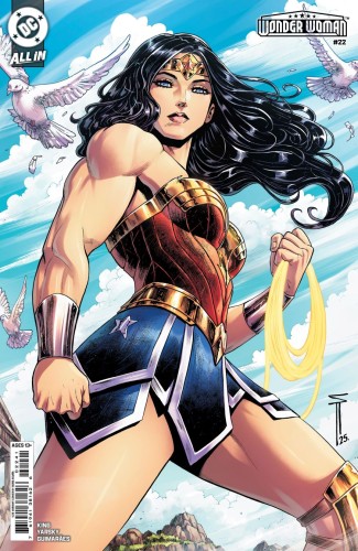 WONDER WOMAN #22 CVR F INC 1:25 SERG ACUNA CARD STOCK VAR