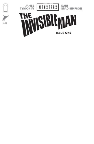 UNIVERSAL MONSTERS THE INVISIBLE MAN #1 (OF 4) CVR H BLANK SKETCH VAR
