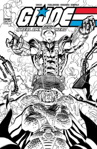 GI JOE A REAL AMERICAN HERO #319 CVR B ANDY KUBERT B&W VAR