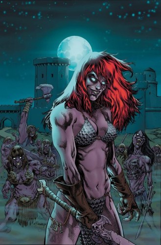 RED SONJA VS AOD #5 CVR F RANEY LTD VIRGIN