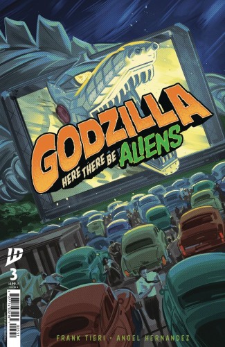 GOZILLA HERE THERE BE ALIENS #3 CVR B HERNANDEZ