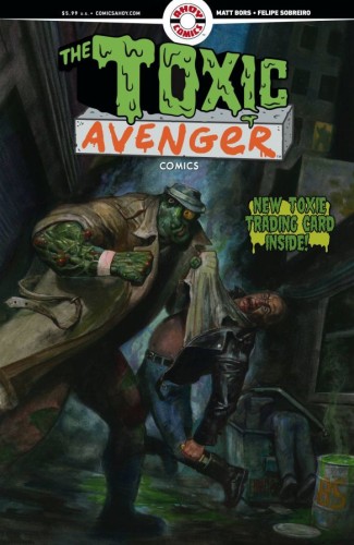 TOXIC AVENGER COMICS #2 CVR D HARPER BAGGED W TC CARD