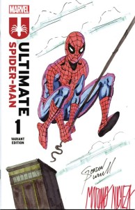 DF MARVEL CVR ART SGN & REMARK PURCELL & NICIEZA SPIDER-MAN