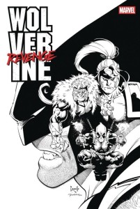 DF WOLVERINE REVENGE RED BAND RAW B&W ED #1 GOLD CAPULLO SGN