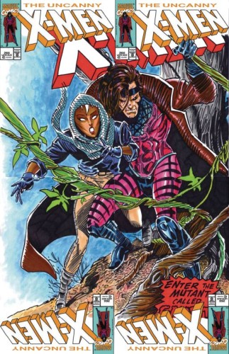 DF MARVEL CVR ART SGN & REMARK HAESER UNCANNY X-MEN #266 SKE