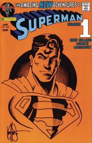 DF SUPERMAN #233 FACSIMILE SGN & REMARK HAESER