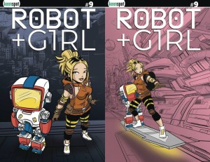 ROBOT + GIRL #9 CVR C HOLOFOIL FLIPBOOK
