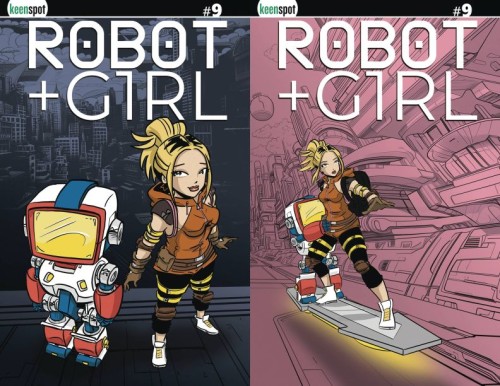 ROBOT + GIRL #9 CVR C HOLOFOIL FLIPBOOK