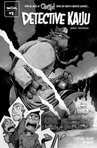 DETECTIVE KAIJU #1 (OF 4) CVR G KIT WALLIS NOIR EDITION LUNAR EXCLUSIVE VAR