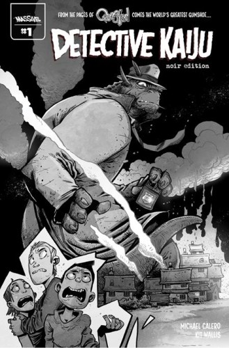 DETECTIVE KAIJU #1 (OF 4) CVR G KIT WALLIS NOIR EDITION LUNAR EXCLUSIVE VAR