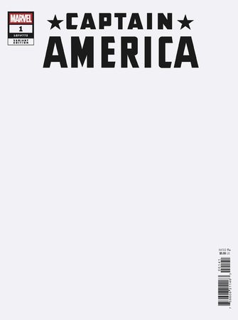 CAPTAIN AMERICA #1 BLANK CVR VAR