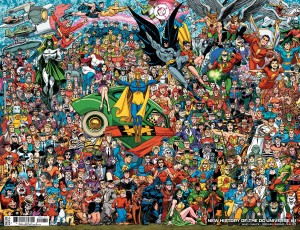 NEW HISTORY OF THE DC UNIVERSE #1 (OF 4) CVR D SCOTT KOBLISH LEGACY WRAPAROUND CARD STOCK VAR
