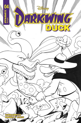 DARKWING DUCK #4 CVR I 10 COPY INCV BAGLEY LINE ART