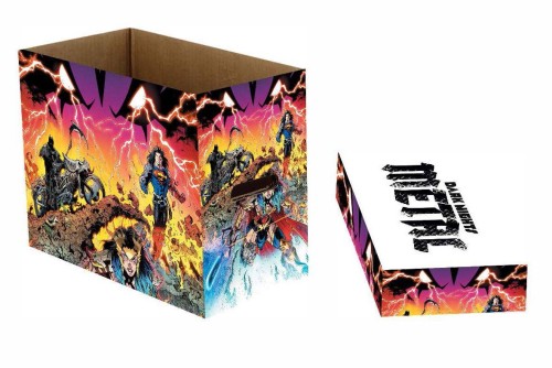 DC COMICS DARK KNIGHTS METAL SHORT COMIC STORAGE BOX (PUDŁO NA KOMIKSY)