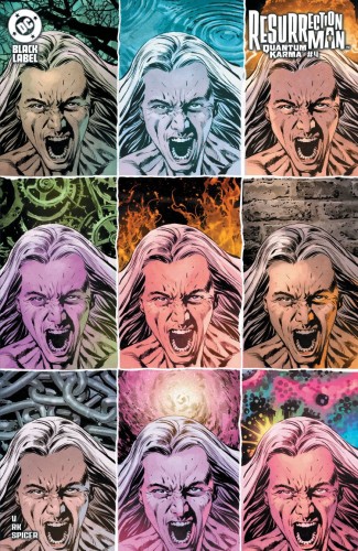 RESURRECTION MAN QUANTUM KARMA #4 (OF 6) CVR B MIKE PERKINS CARD STOCK VAR