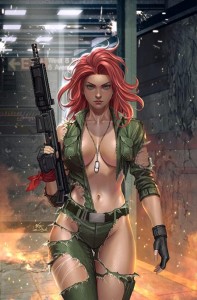 HEAT SEEKER EXPOSED GUN HONEY SERIES #2 CVR F LEE VIRGIN FOIL
