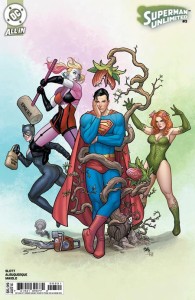 SUPERMAN UNLIMITED #3 CVR E RAFAEL ALBUQUERQUE GOTHAM CITY SIRENS CARD STOCK VAR