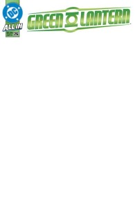 GREEN LANTERN #25 CVR E BLANK CARD STOCK VAR