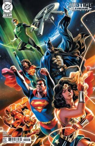 JUSTICE LEAGUE UNLIMITED #9 CVR B FELIPE MASSAFERA CARD STOCK VAR (WE ARE YESTERDAY)