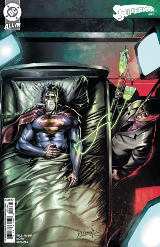 SUPERMAN #28 CVR E INC 1:25 SALVADOR LARROCA CARD STOCK VAR