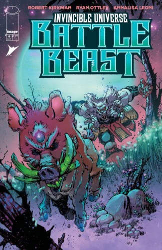 INVINCIBLE UNIVERSE BATTLE BEAST #6 CVR E INC 1:50 JORGE CORONA & MIKE SPICER VAR