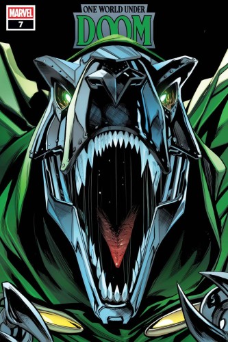 ONE WORLD UNDER DOOM #7 GEOFF SHAW DOOMASAUR VAR