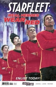 STAR TREK RED SHIRTS #3 VAR B (WOODWARD FEDERATION RECRUITMENT)
