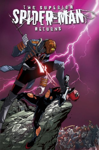 SUPERIOR SPIDER-MAN RETURNS OMNIBUS GIUSEPPE CAMUNCOLI COVER [DM ONLY] HC (9781302963613)