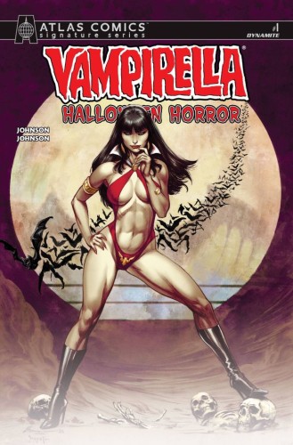 VAMPIRELLA HALLOWEEN HORROR #1 CVR I ATLAS ED SIGNED BY BUZZ