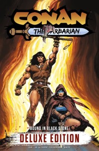 CONAN THE BARBARIAN HC VOL 01 BOUND IN BLACK STONE DLX ED