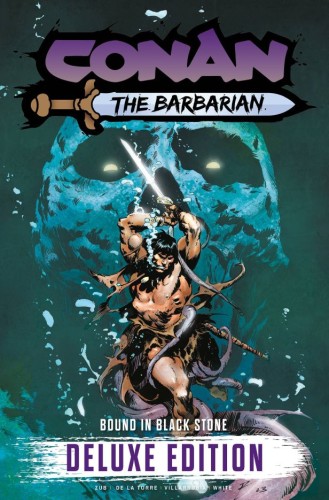 CONAN THE BARBARIAN HC VOL 01 BOUND IN BLACK STONE DLX DM ED (9781787748385)