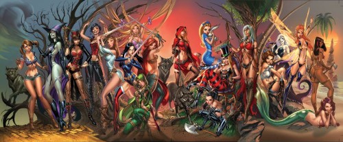 GRIMM FAIRY TALES #100 CVR F CAMPBELL GATEFOLD