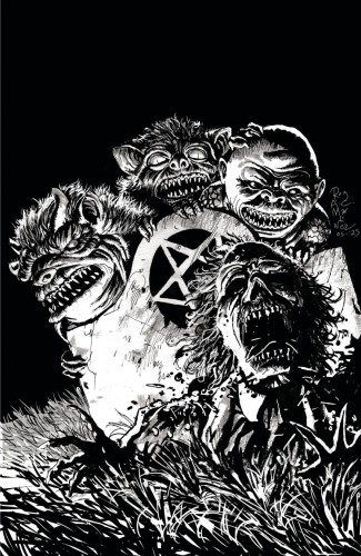 GHOULIES #1 CVR E B&W LTD ED 1/350