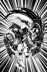 LIVING CORPSE HEXX FILES #1 CVR C B&W LTD ED 1/250