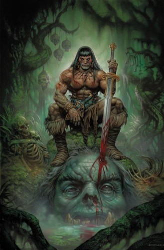 CONAN THE BARBARIAN #23 CVR G GREG STAPLES GLOW IN THE DARK VAR