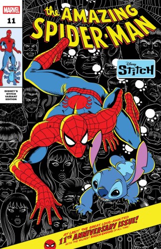 AMAZING SPIDER-MAN #11 LUCIANO VECCHIO DISNEY STITCH VAR
