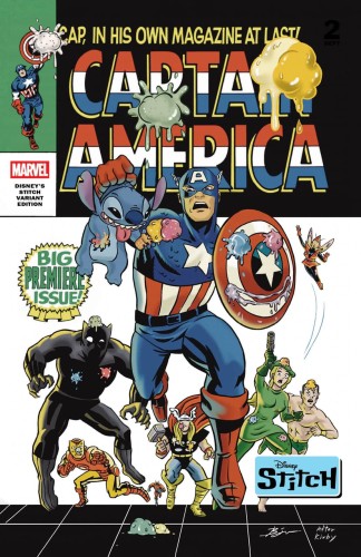 CAPTAIN AMERICA #3 BEN SU DISNEY STITCH VAR