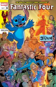FANTASTIC FOUR #3 PACO MEDINA DISNEY STITCH VAR