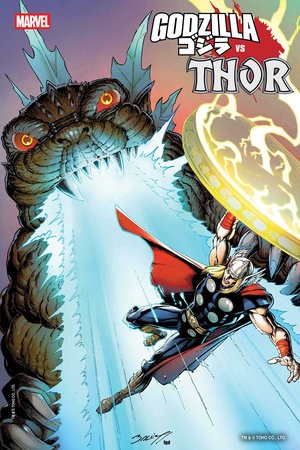 GODZILLA VS THOR #1 MARK BAGLEY 2ND PRINTING VARIANT